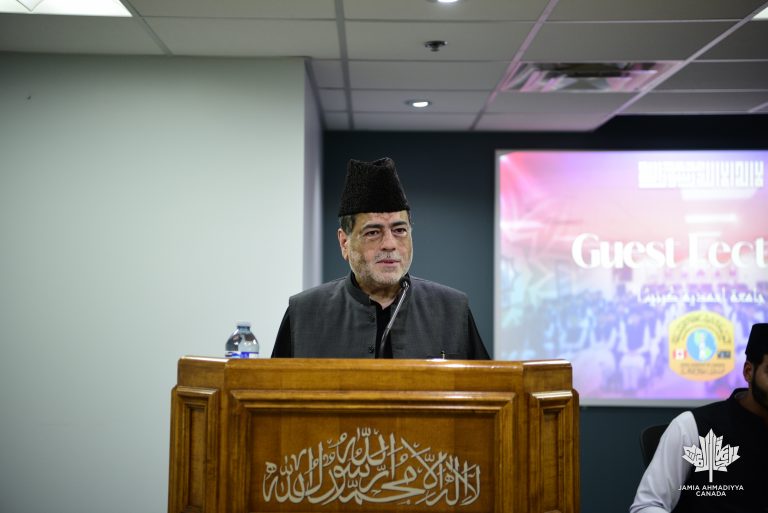 Maulana Zaheer Khan Sahib Visits Jamia Ahmadiyya